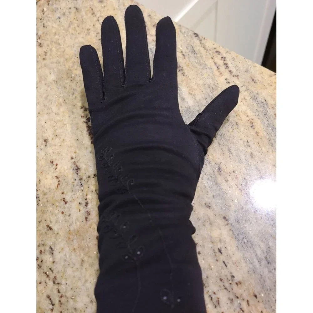 Vintage Size S/M Black Stretch Cotton 14.5
